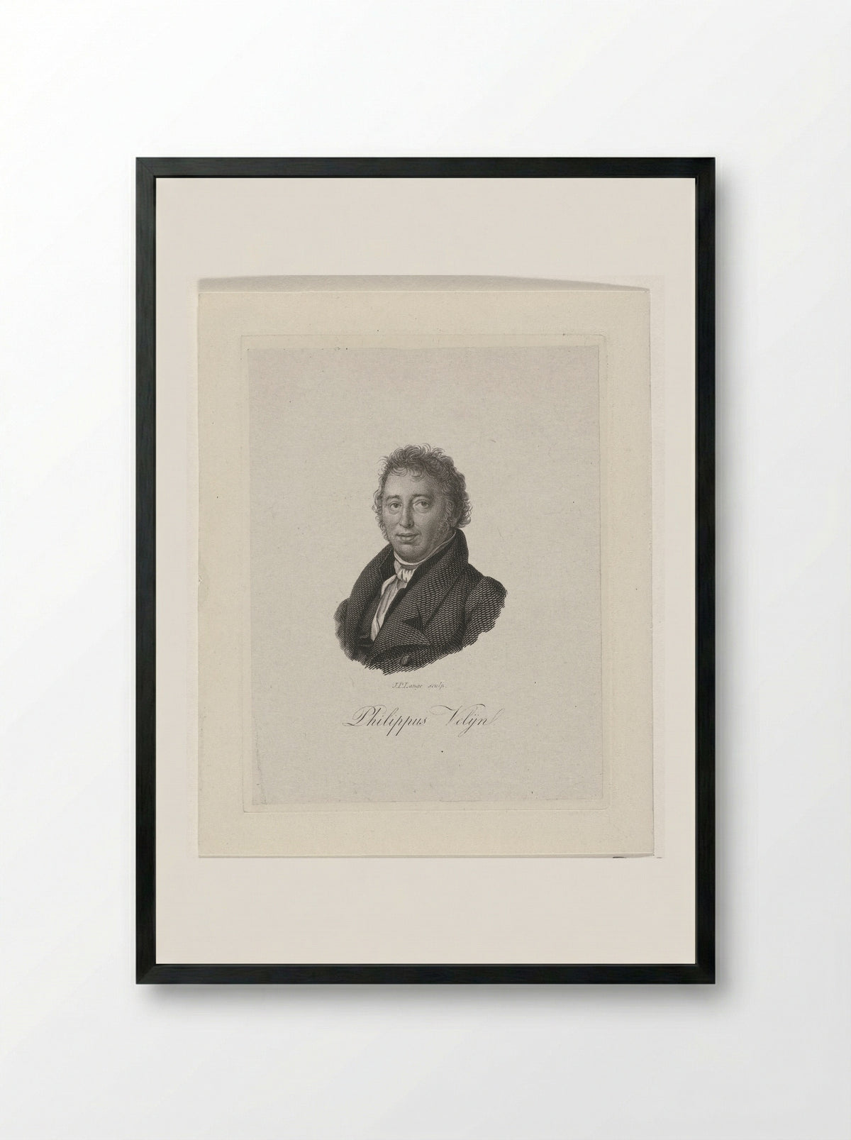 Portret van Jean Pierre Bachasson, hertog van Montalivet - Philippus Velijn - Framed Print Black