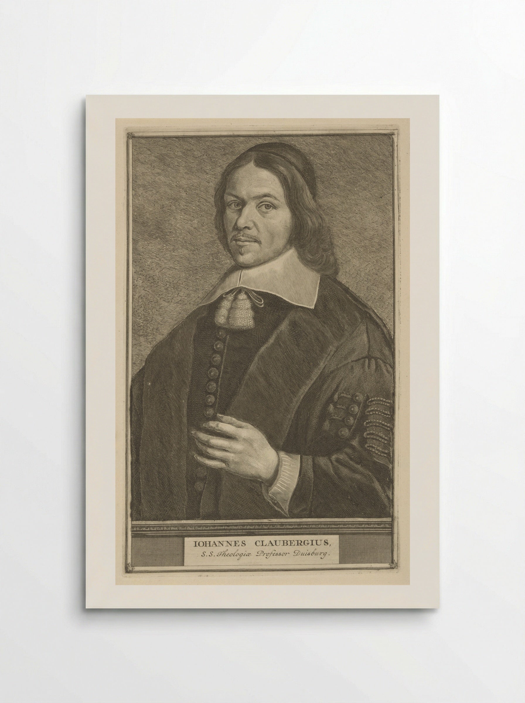 Portret van Johannes Clauberg - Jonas Suyderhoef - Poster