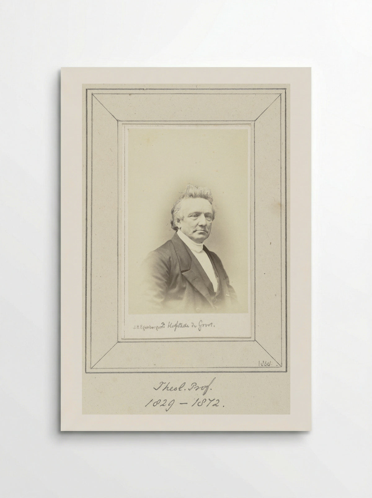 Portret van Johannes Cocceius - Johannes H. Egenberger - Poster
