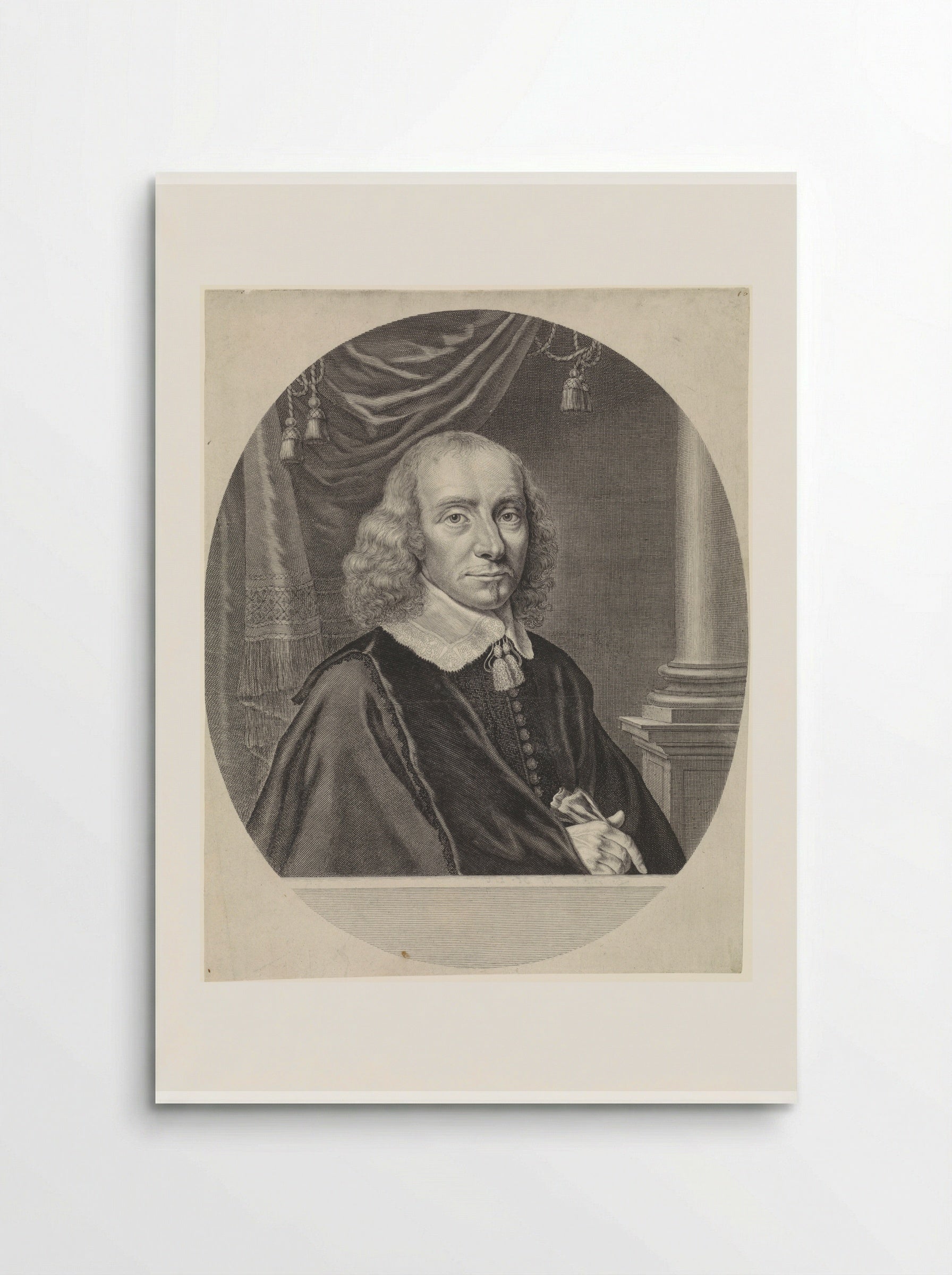 Portret van Johannes de Jonghe - Theodor Matham - Poster