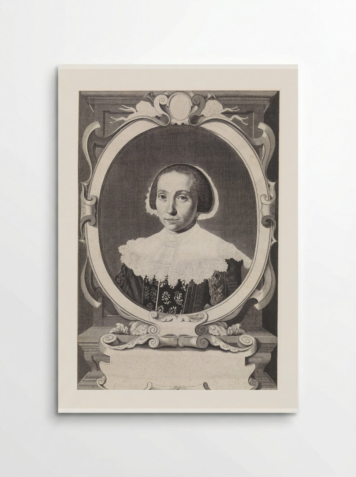 Portret van Judith Cotermans - Theodor Matham - Poster