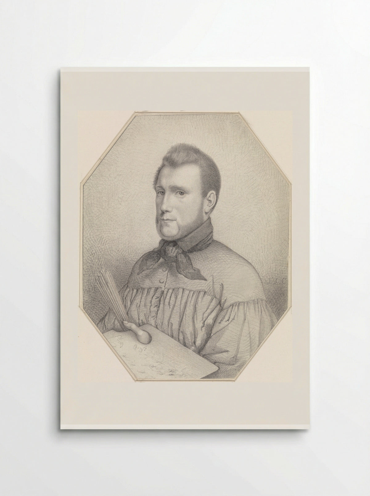 Portret van Koevoet Le Flamand - Jacobus Ludovicus Cornet - Poster