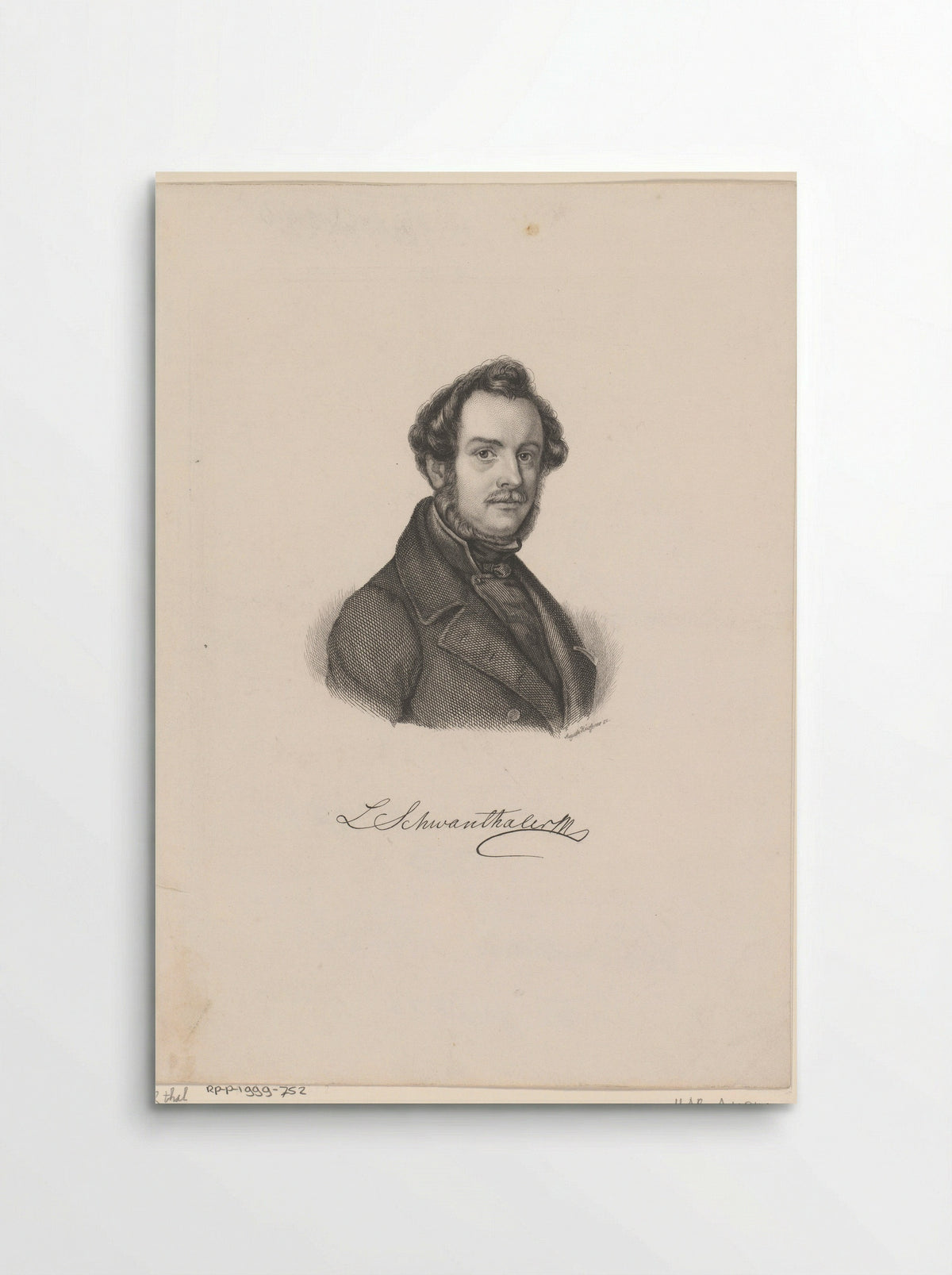 Portret van Ludwig von Schwanthaler - Auguste Hüssener - Poster