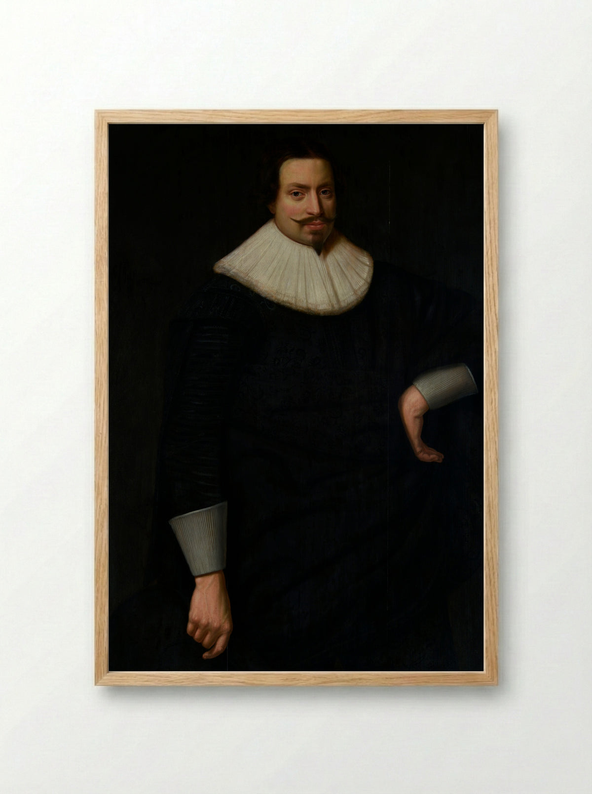 Portret van Maerten Rey - Nicolaes Eliasz. Pickenoy - Framed Print Wood