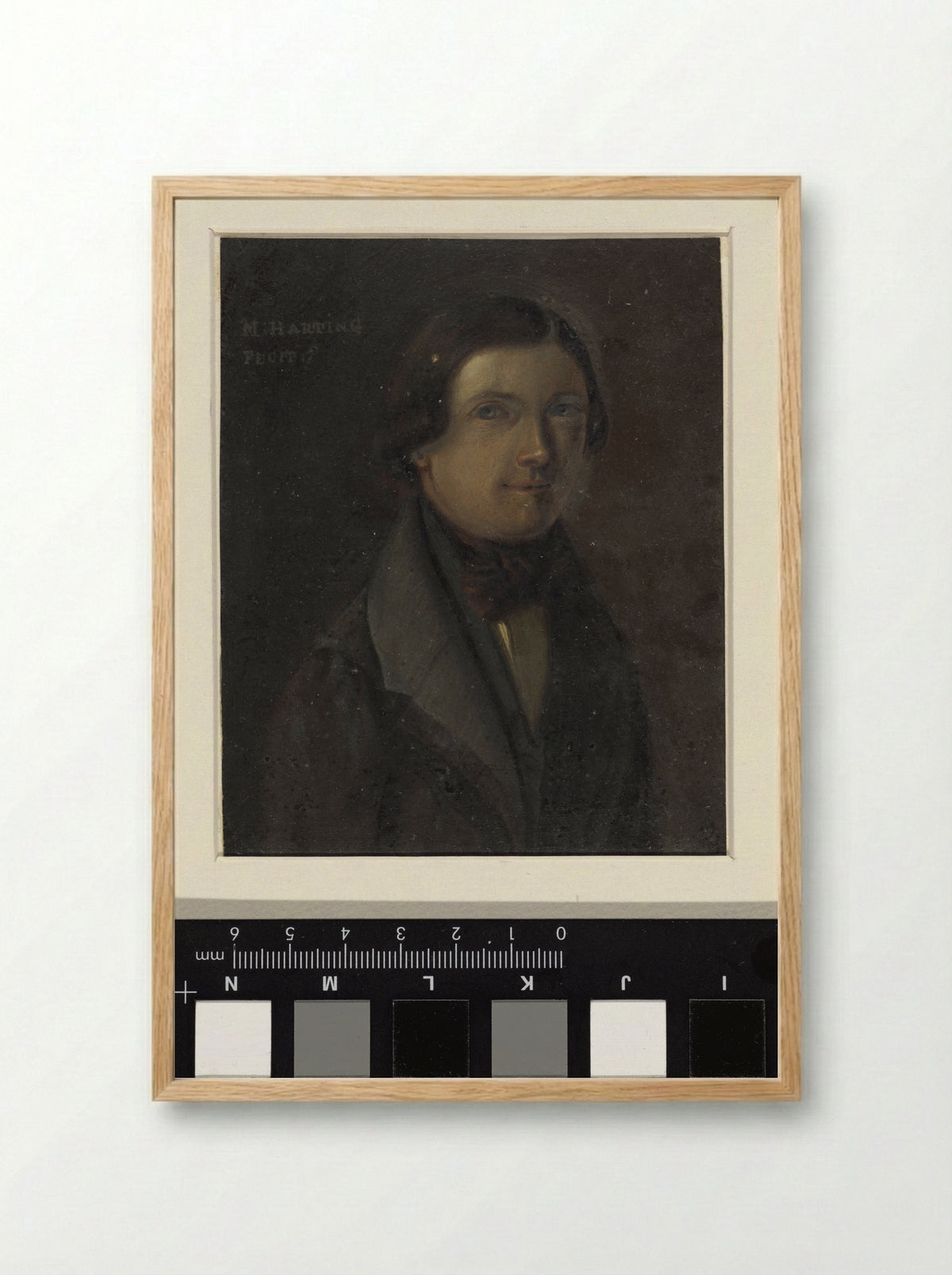 Portret van Martinus Harting - Martinus Harting - Framed Print Wood