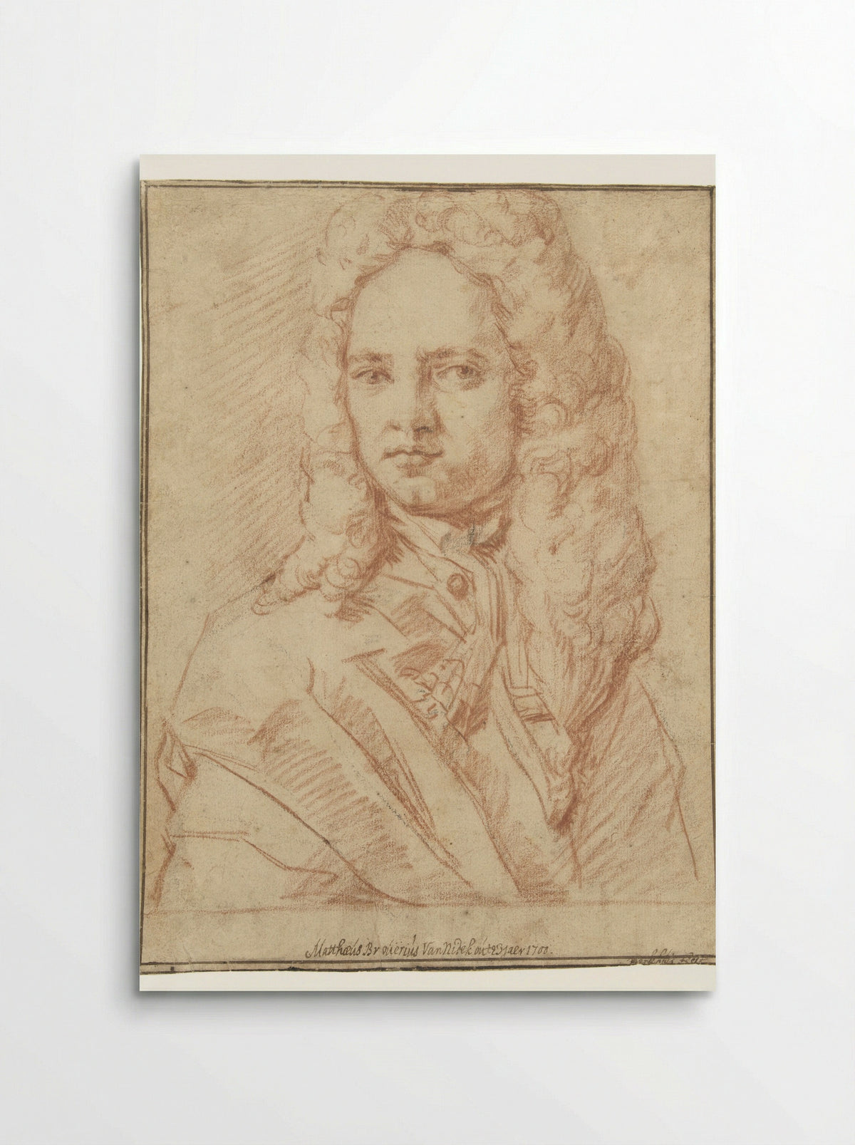 Portret van Mattheus Brouerius van Nidek - Frans Berkhuys - Poster