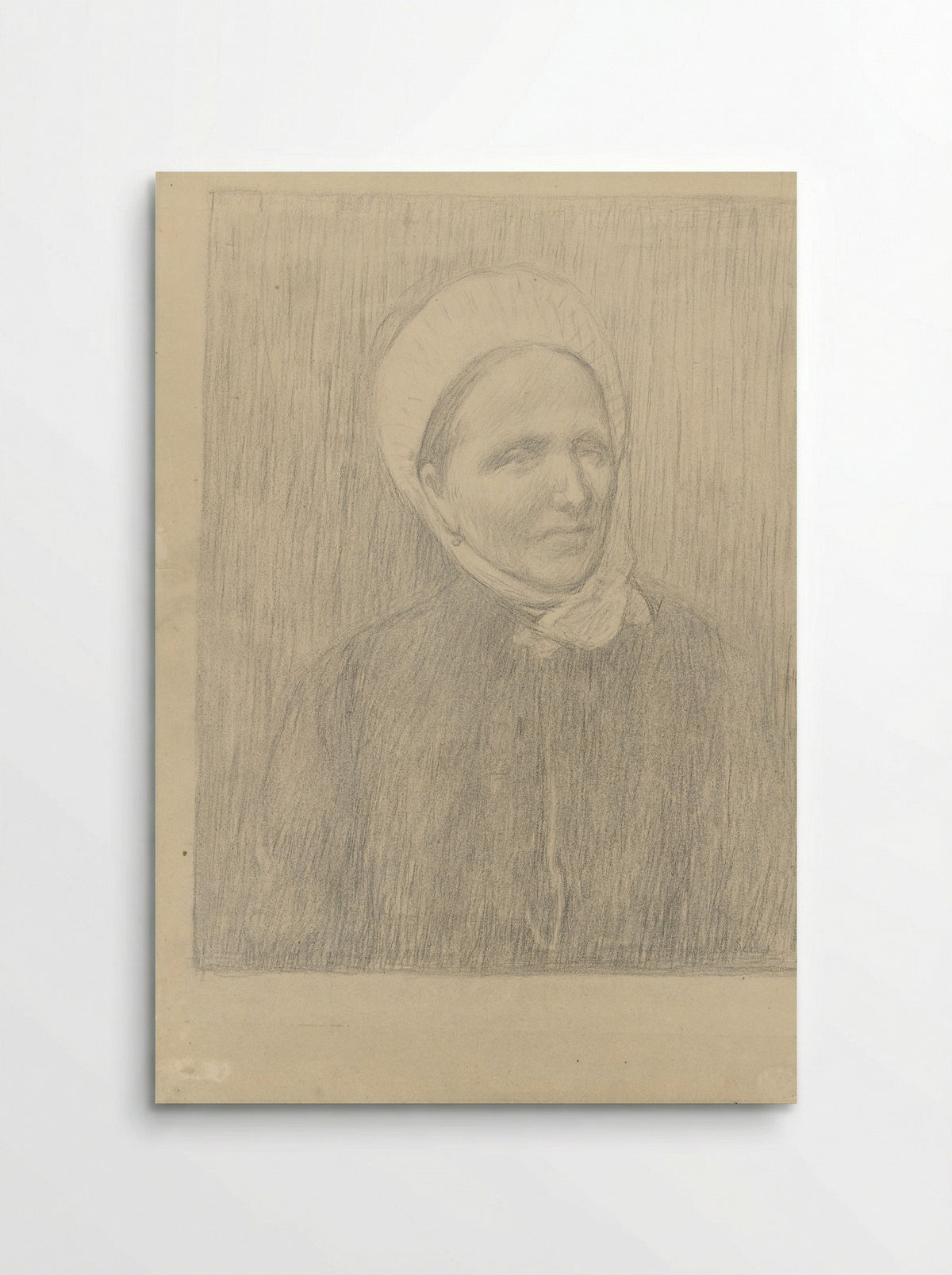 Portret van Mevrouw Annie Bonger-van der Linde - Charles Emmanuel Serret - Poster
