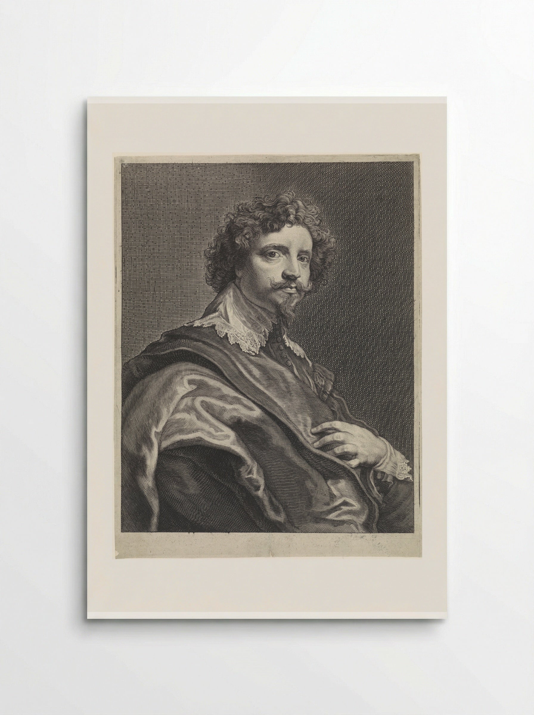 Portret van Michiel le Blon - Theodor Matham - Poster