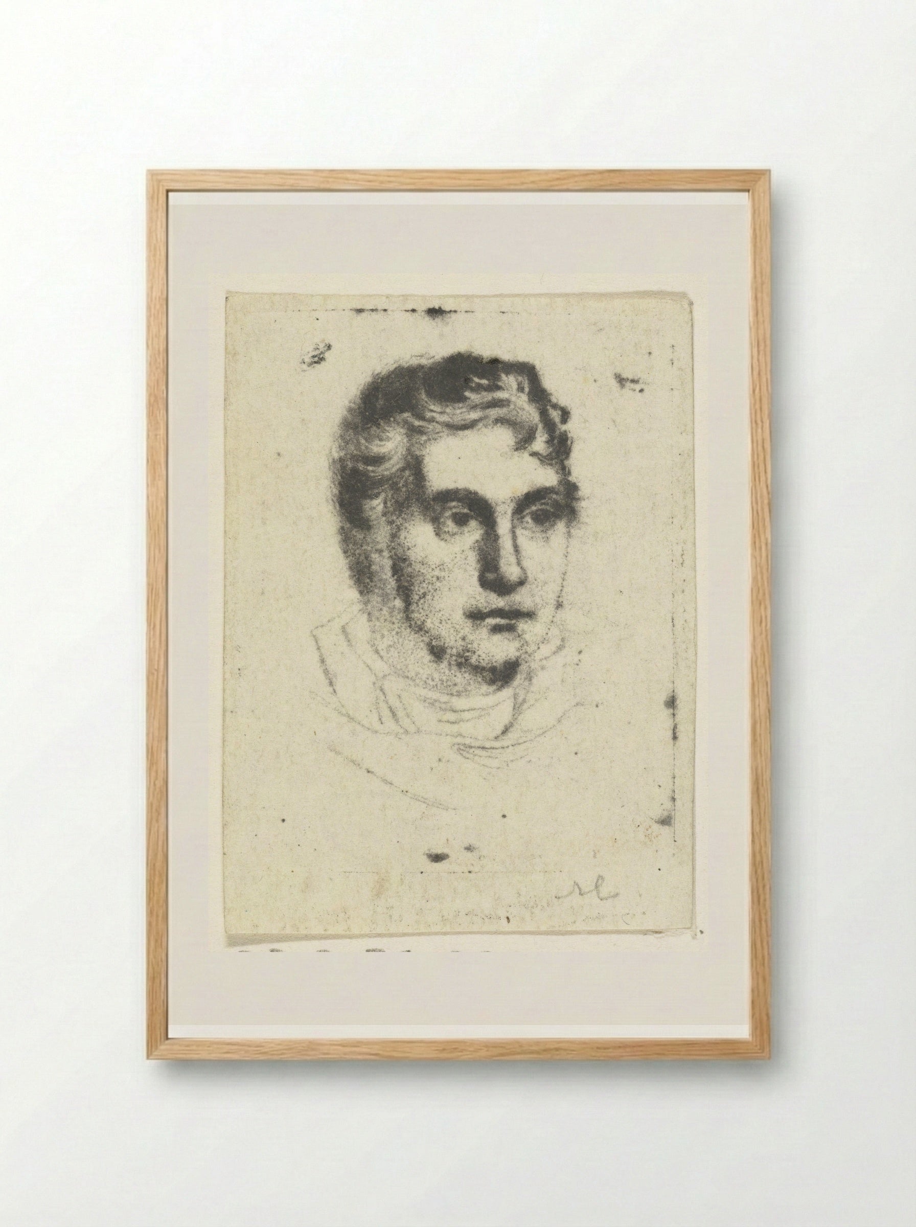Portret van Mr. Jan Otto Bagelaar - Ernst Willem Jan Bagelaar - Framed Print Wood