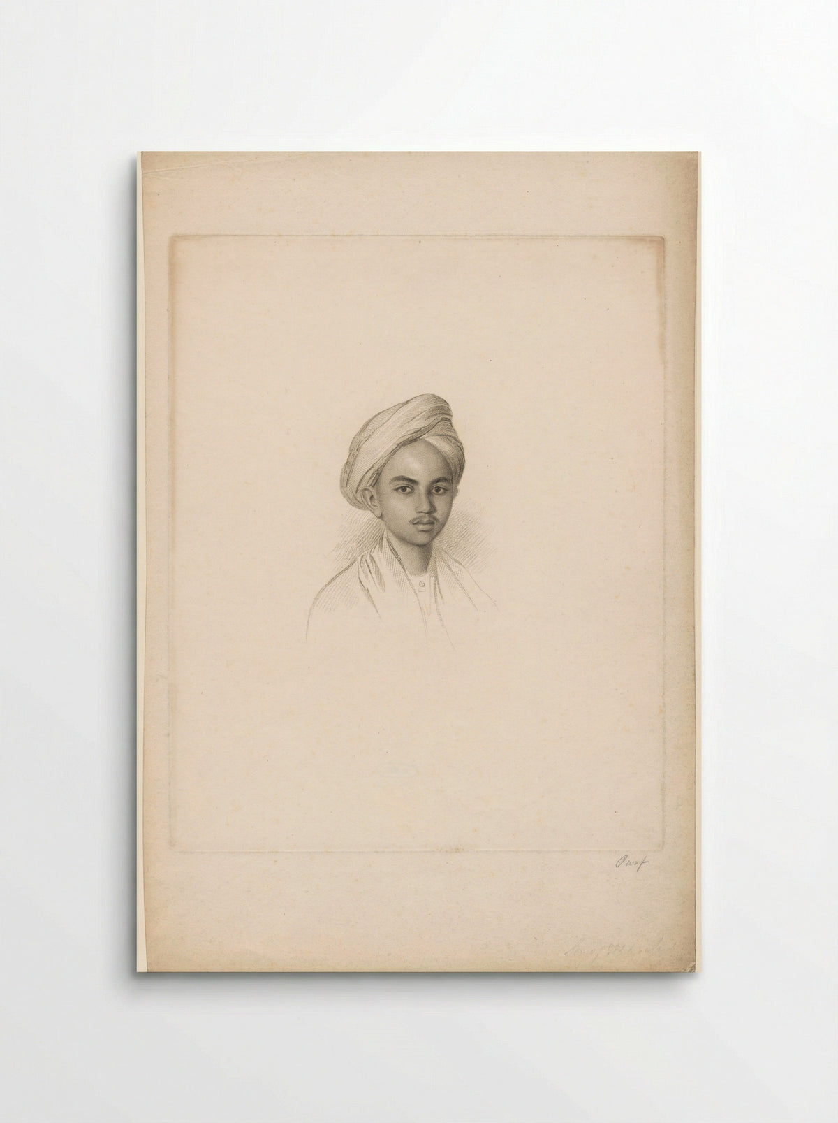 Portret van Muhi Ud-Din Sultan - Charles Picart - Poster