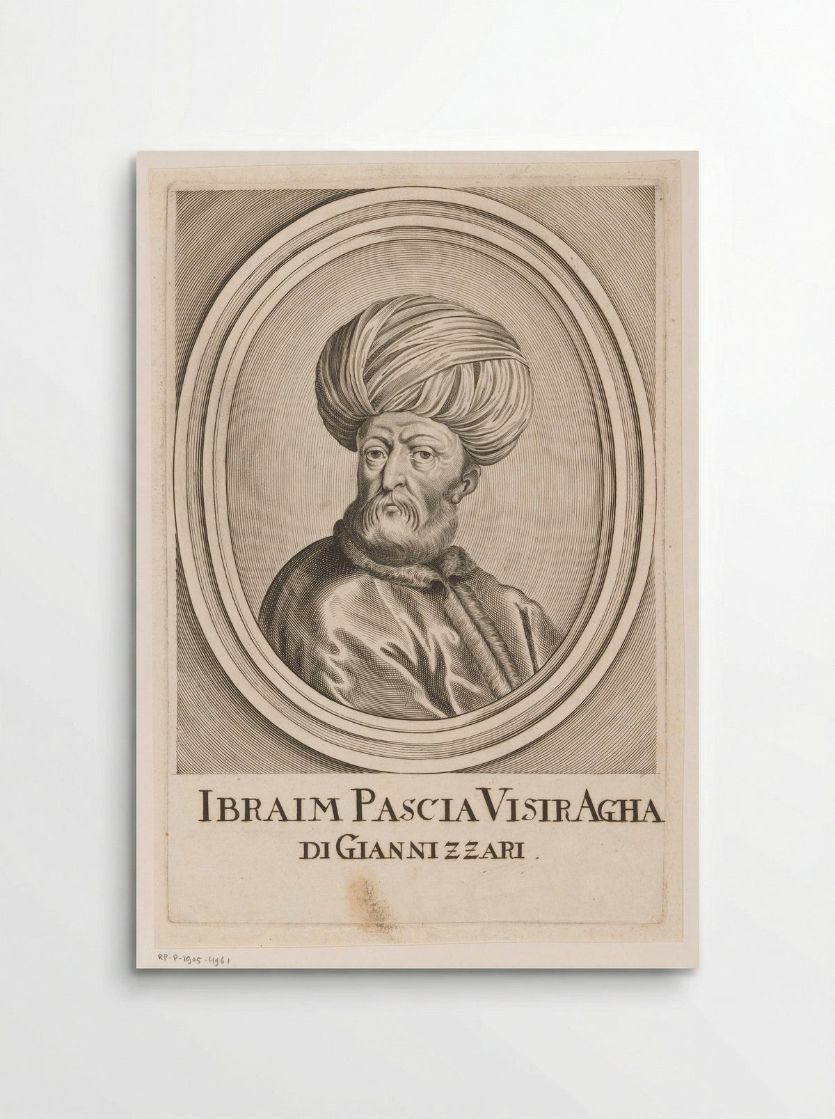 Portret van Pargalı Ibrahim Pasha - Johann Alexander Böner - Poster