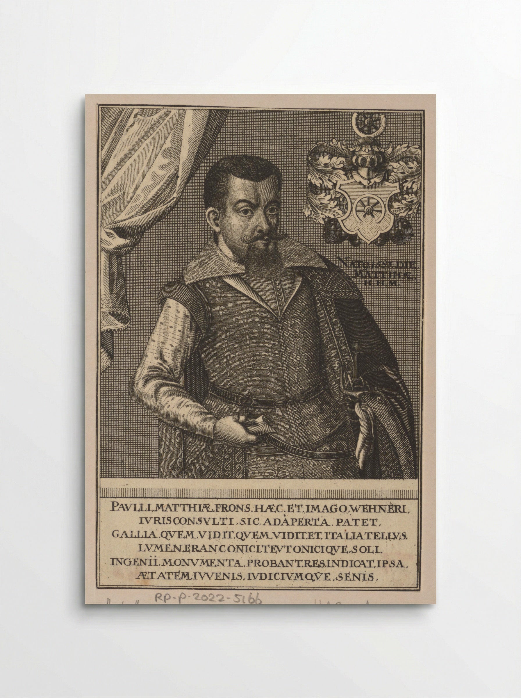 Portret van Paul Matthias Wehner - Michael Rössler - Poster