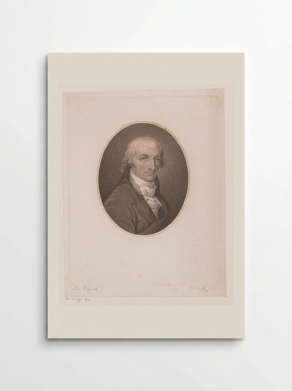 Portret van Peter Jordan - David Weiss - Poster