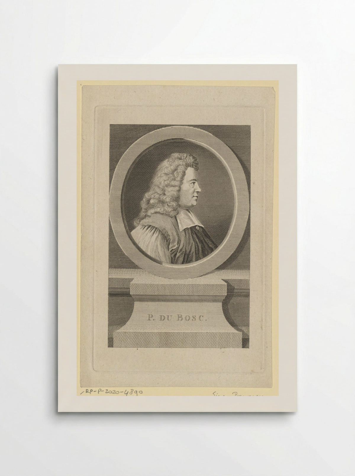 Portret van Pierre du Bosc - Thomas Cook - Poster