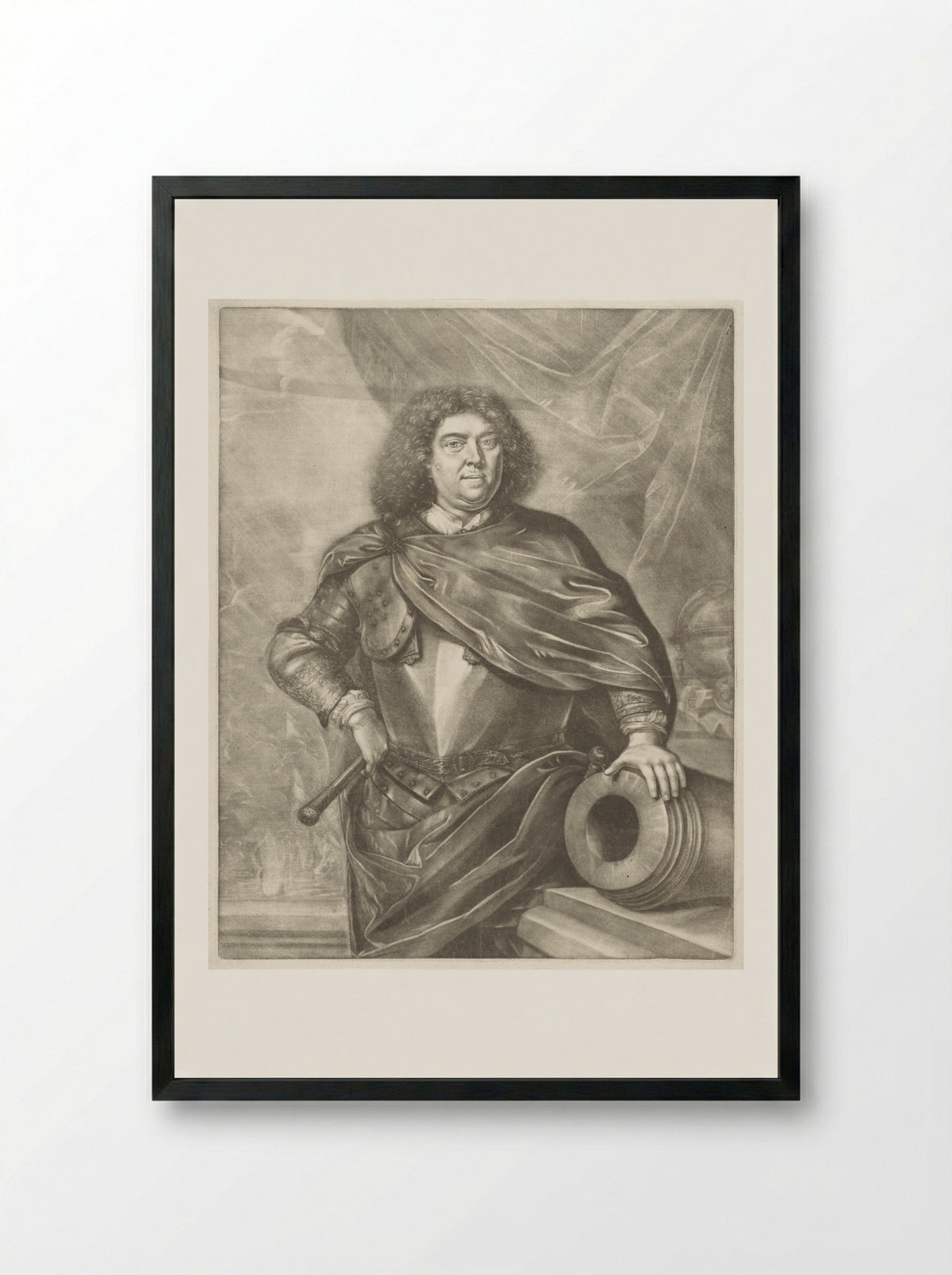 Portret van Pieter Gilles Schey - Thomas van der Wilt - Framed Print Black