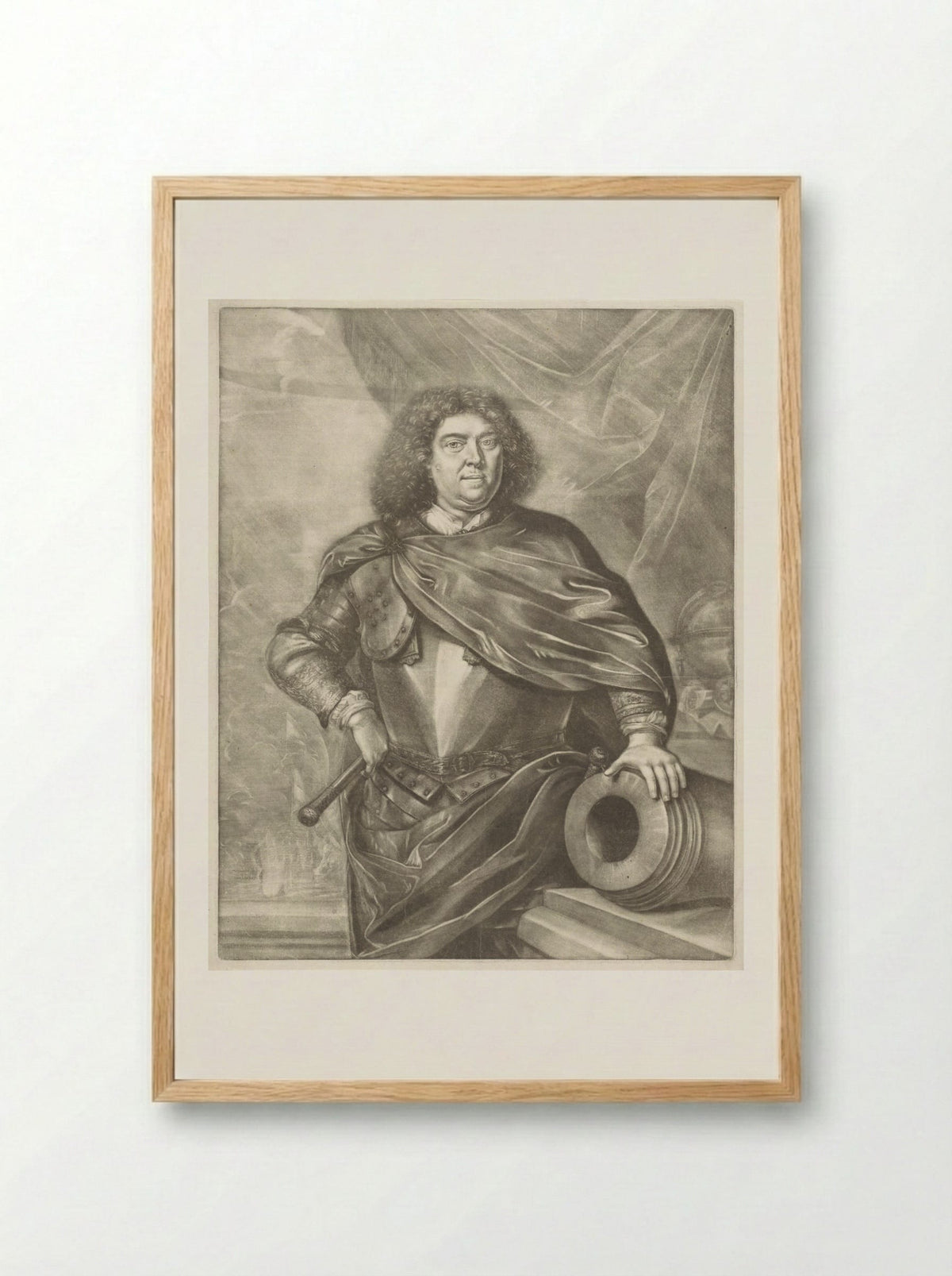 Portret van Pieter Gilles Schey - Thomas van der Wilt - Framed Print Wood