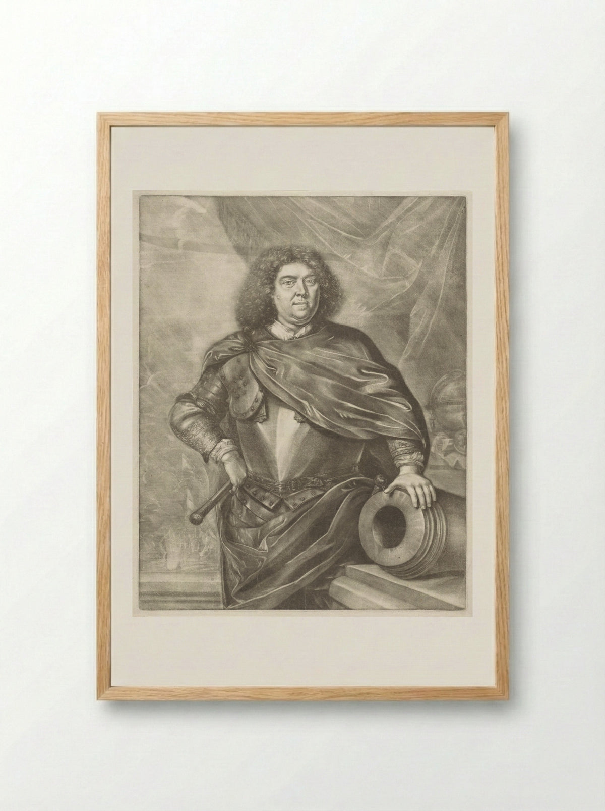 Portret van Pieter Gilles Schey - Thomas van der Wilt - Framed Print Wood