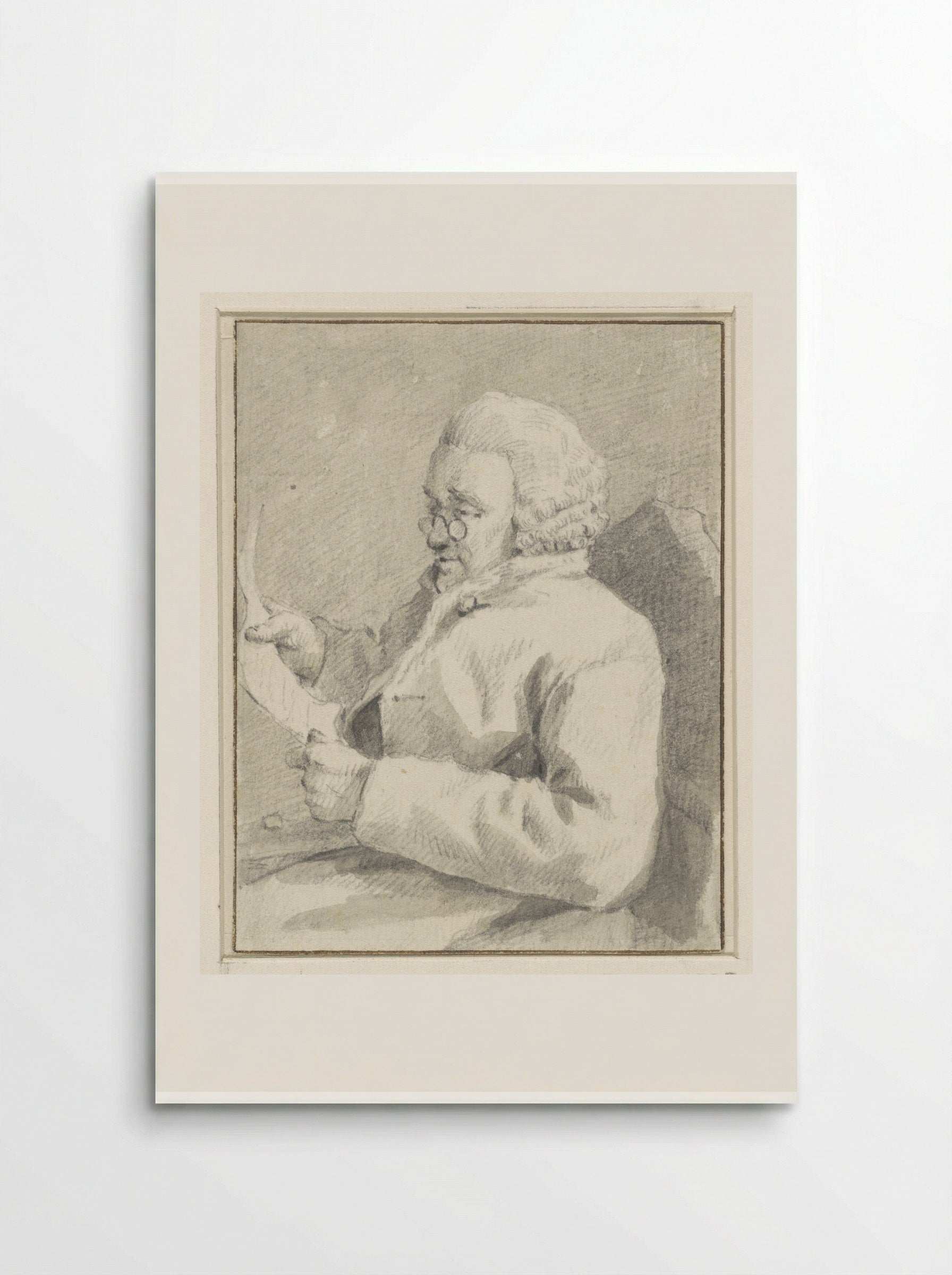 Portret van Pieter van Bleiswijk - Aert Schouman - Poster
