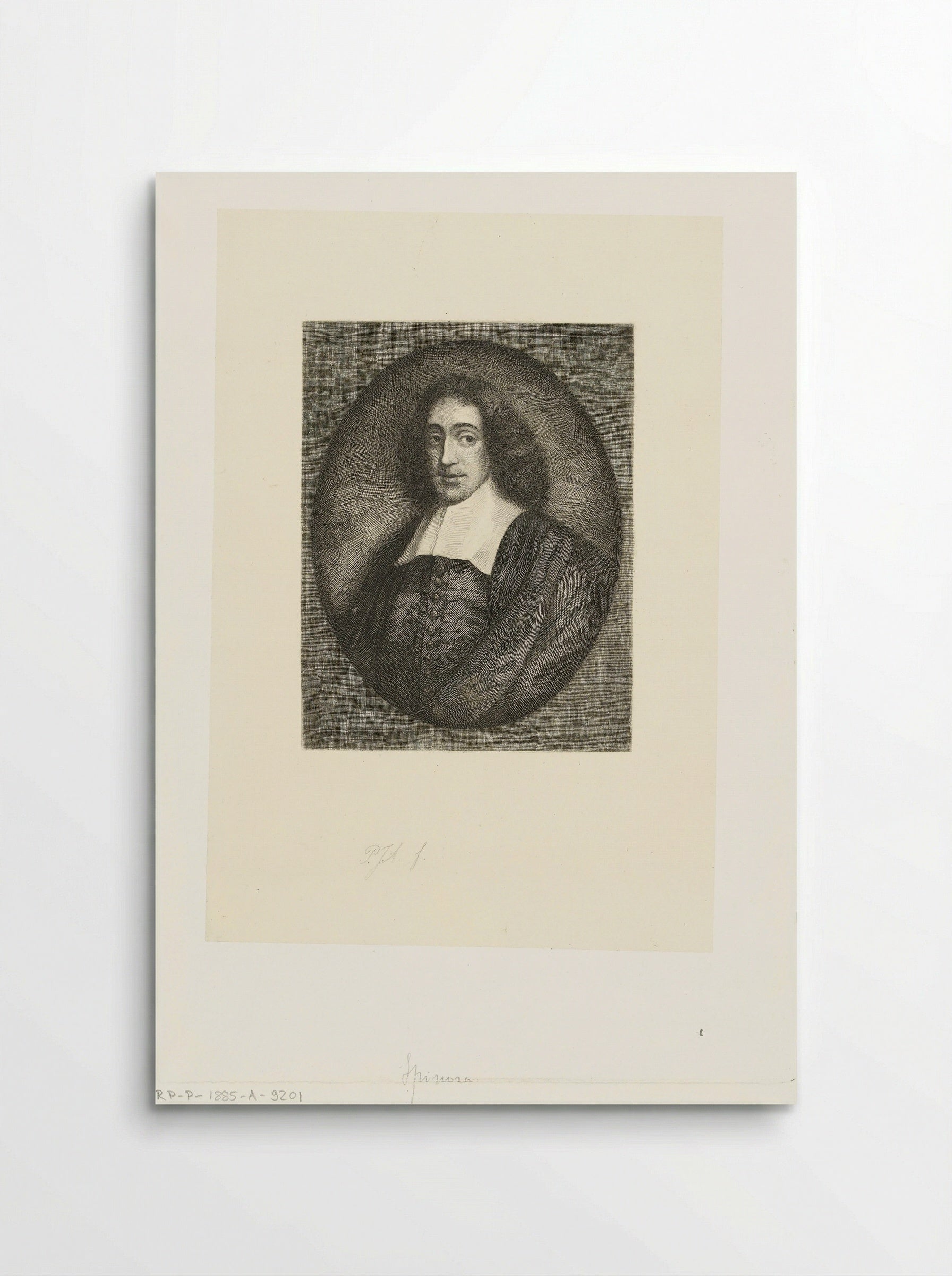 Portret van Spinoza - Petrus Johannes Arendzen - Poster