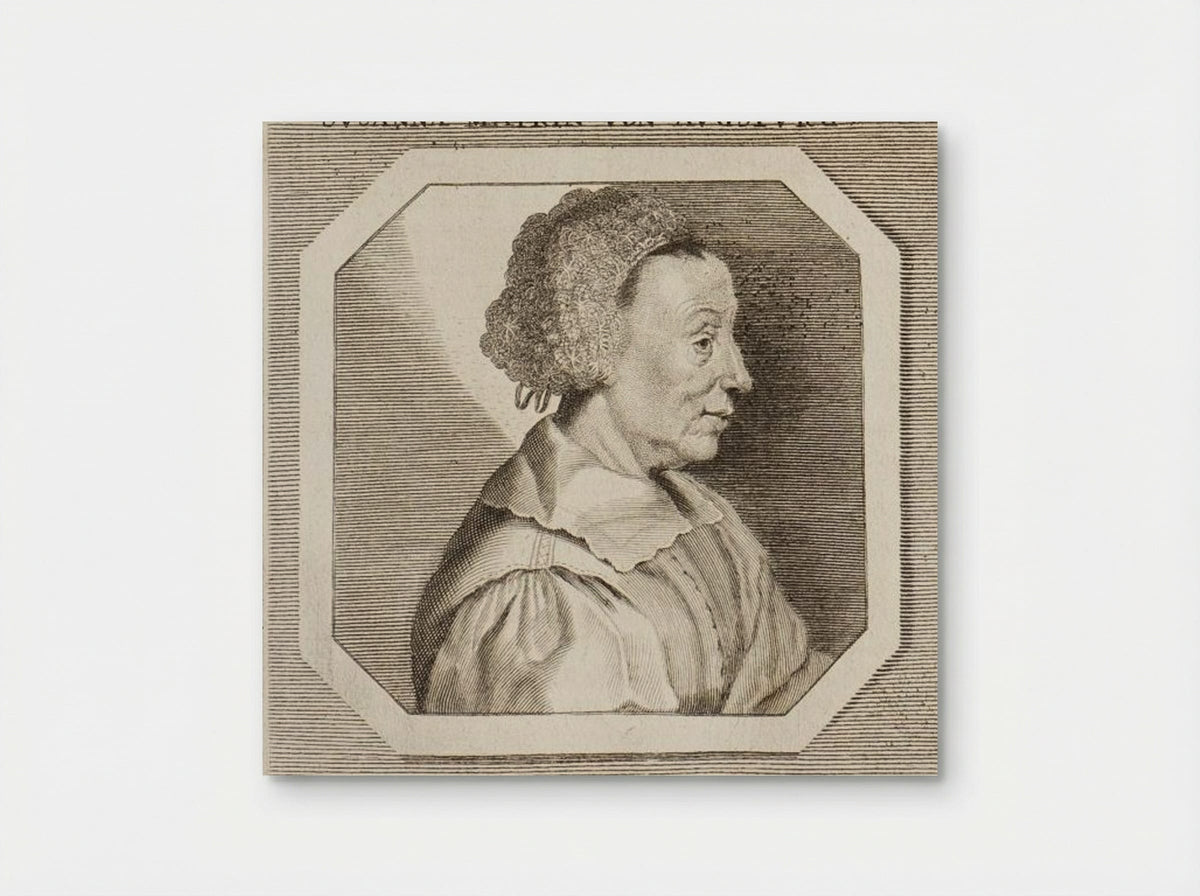 Portret van Susanna Mayr - Georg Andreas Wolfgang - Poster