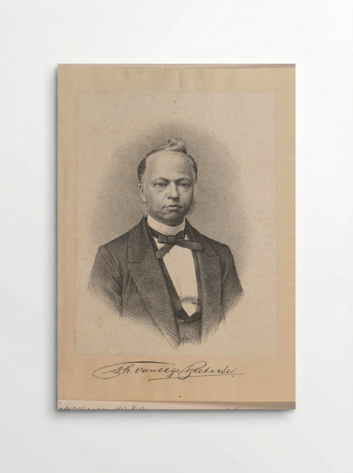 Portret van Theunis van Uye Pieterse - A.J. Wendel - Poster