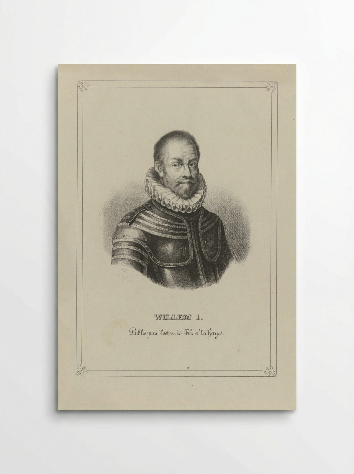 Portret van Willem I, prins van Oranje - Carel Christiaan Antony Last - Poster