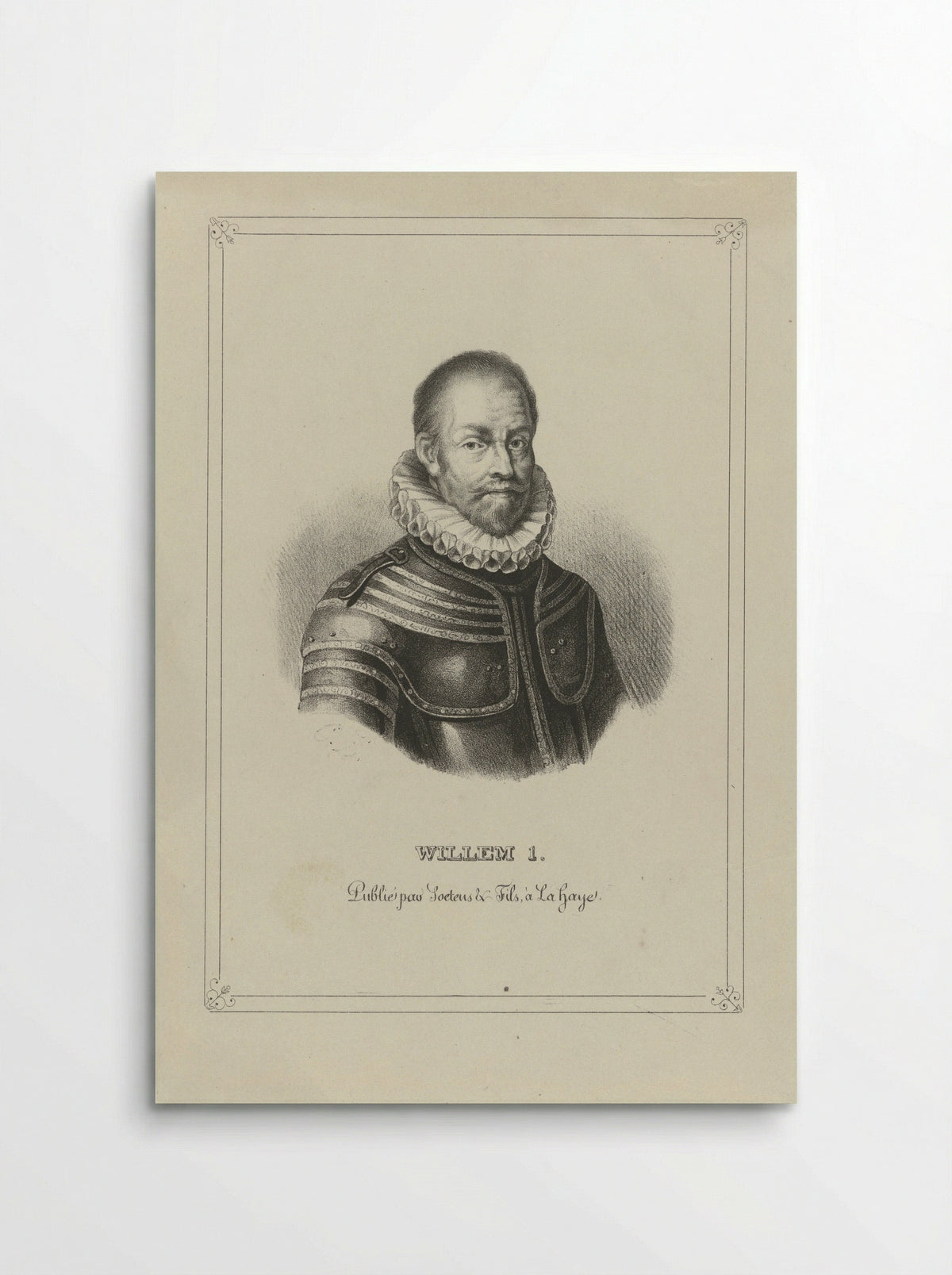 Portret van Willem I, prins van Oranje - Carel Christiaan Antony Last - Poster