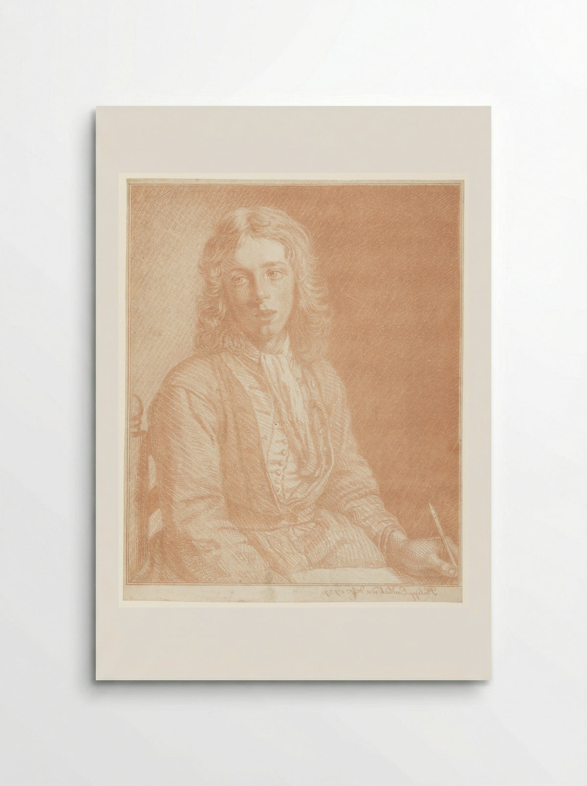Portret van Willem IV, prins van Oranje-Nassau - Philippus Endlich - Poster