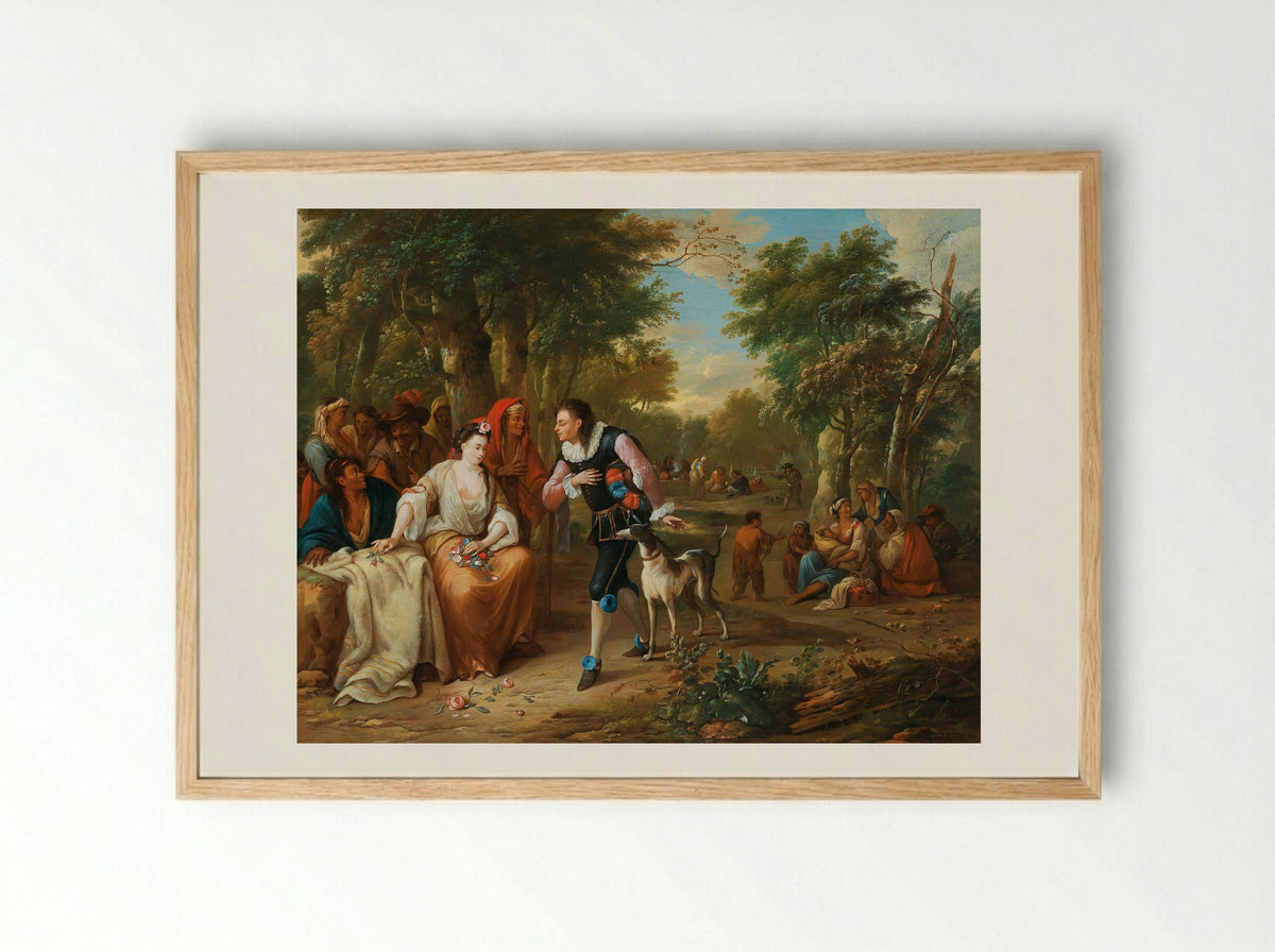 Portret van de eerste graaf van Albemarle - Hendrik Carré (I) - Framed Print Wood