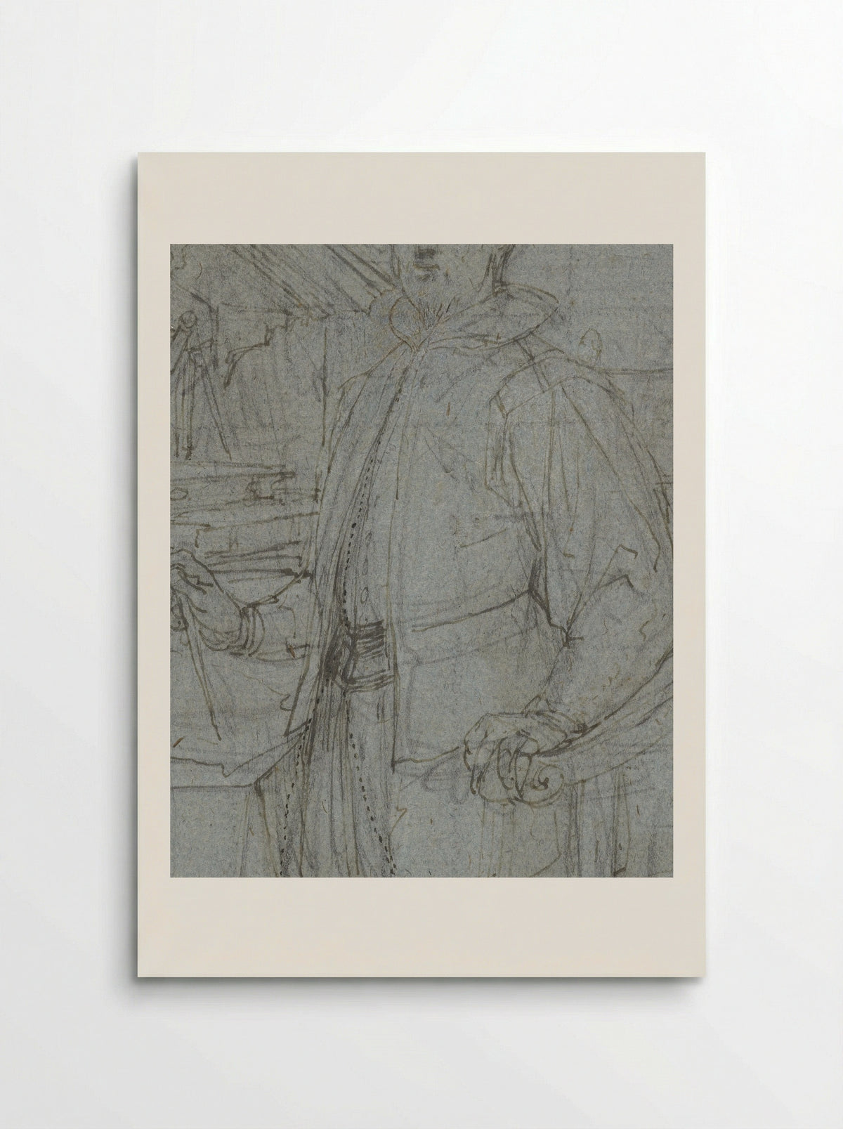 Portret van een architect - Ambrogio Giovanni Figino - Poster