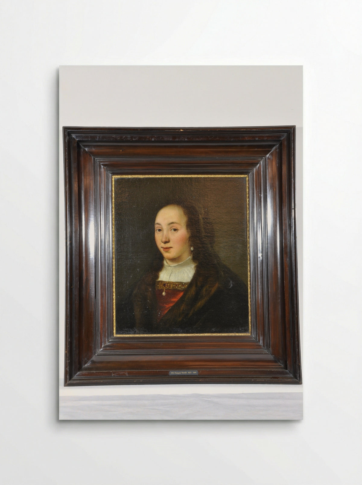 Portret van een jongen, genaamd 'Het zoontje van admiraal van Nes' - François Verwilt - Poster