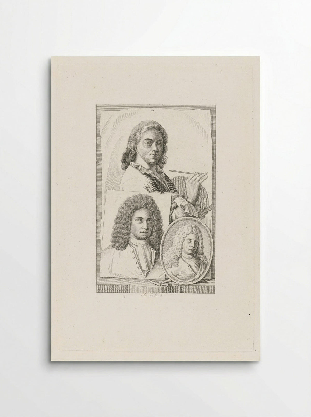 Portret van een kunstenaar (Roeland van Eynden) - Roeland van Eynden - Poster