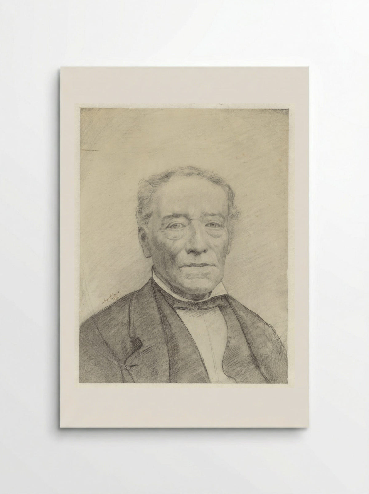 Portret van een man - August Le Gras - Poster