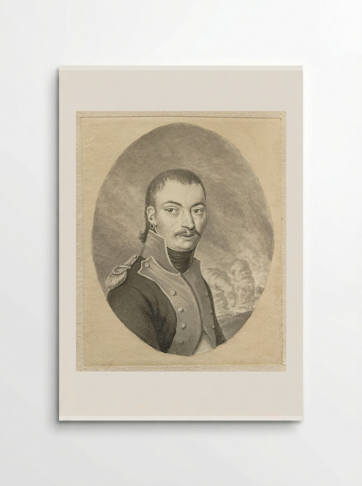 Portret van een officier - Ernst Willem Jan Bagelaar - Poster