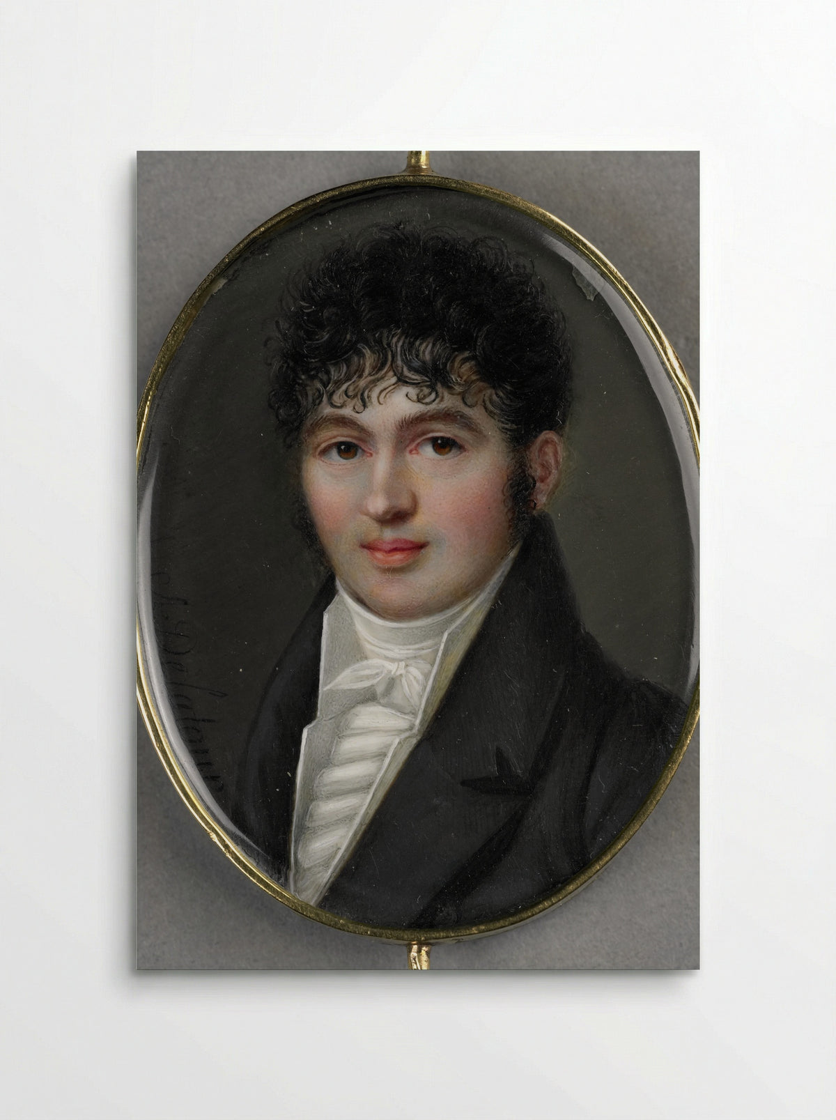 Portret van een onbekende man - Alexandre De Latour - Poster
