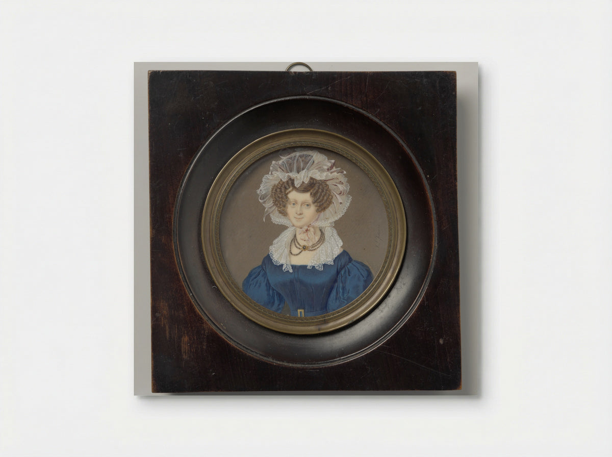 Portret van een vrouw - Jan Lodewijk Jonxis - Poster