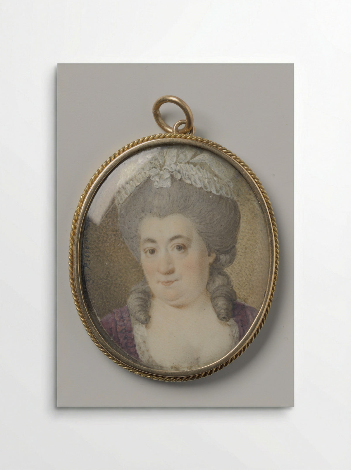 Portret van een vrouw - George Nikolaus Ritter - Poster