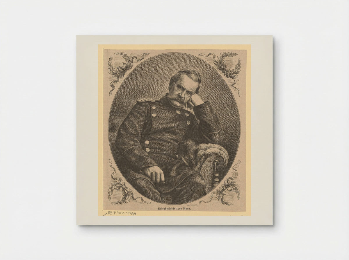 Portret van graaf Albrecht Theodor Emil von Roon - Velhagen & Klasing - Poster