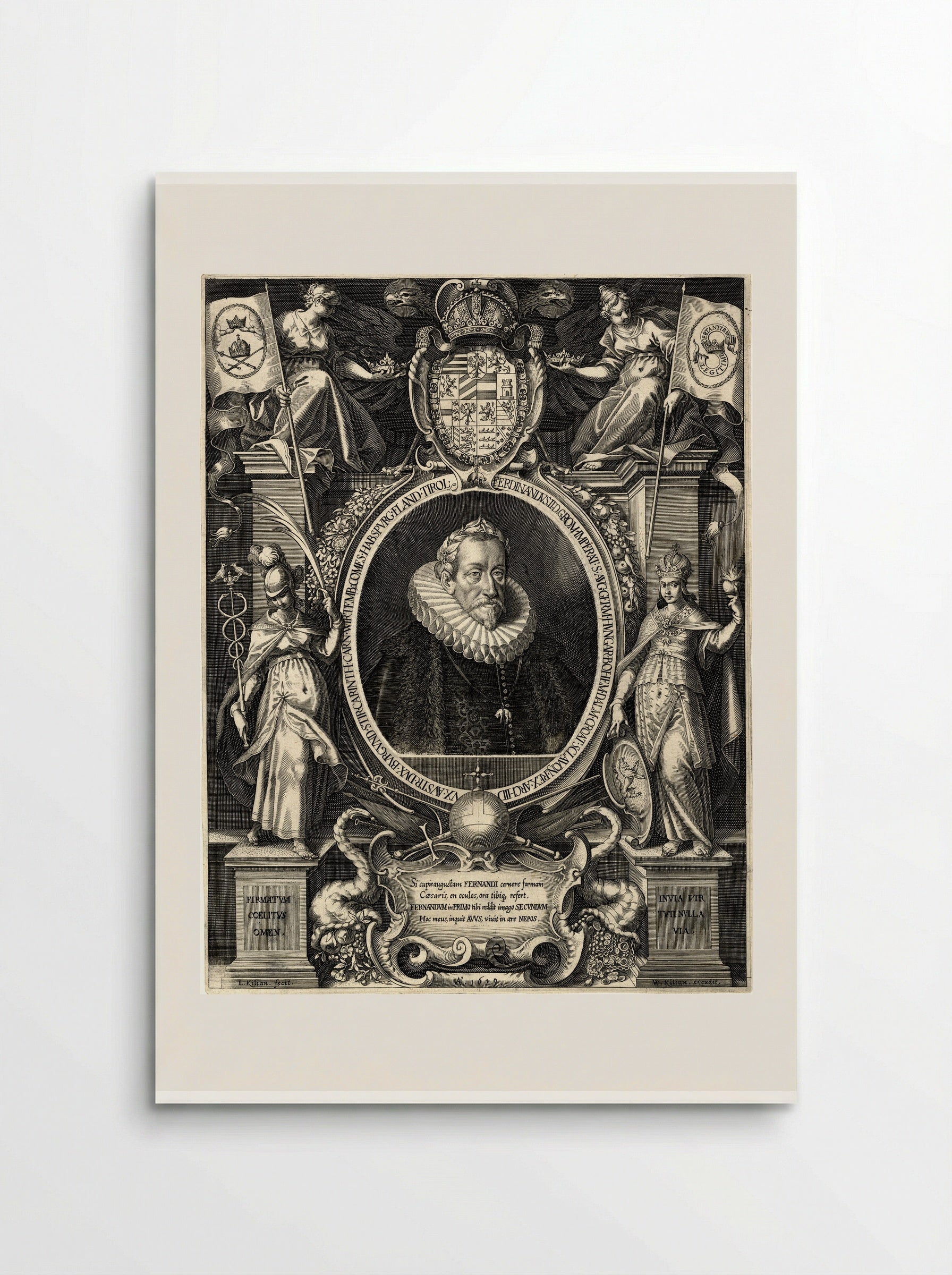 Portret van keizer Ferdinand III - Lucas Kilian - Poster