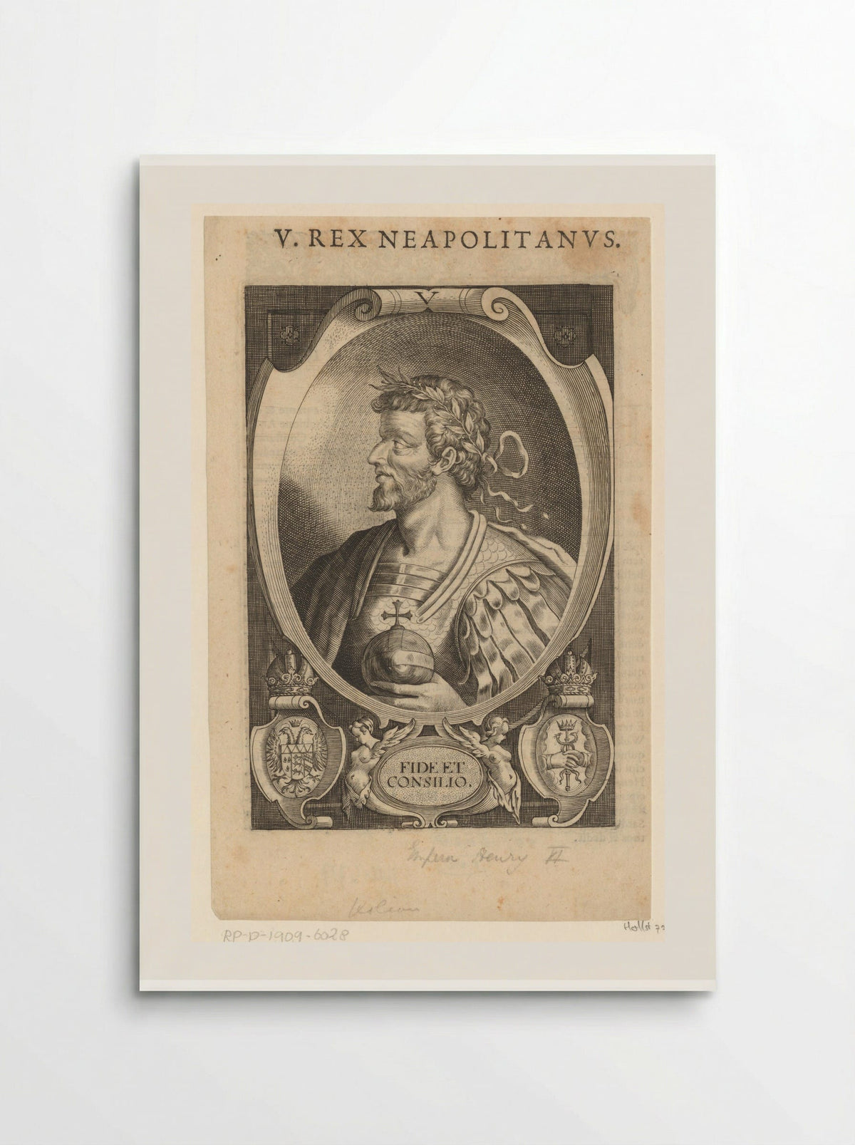 Portret van keizer Hendrik VI - Lucas Kilian - Poster