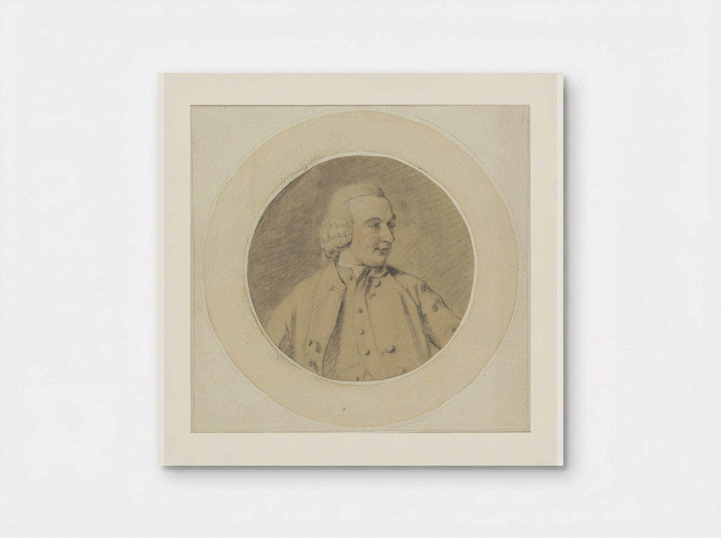Portret van schilder Jacques Ignatius de Roore - Jan Punt - Poster