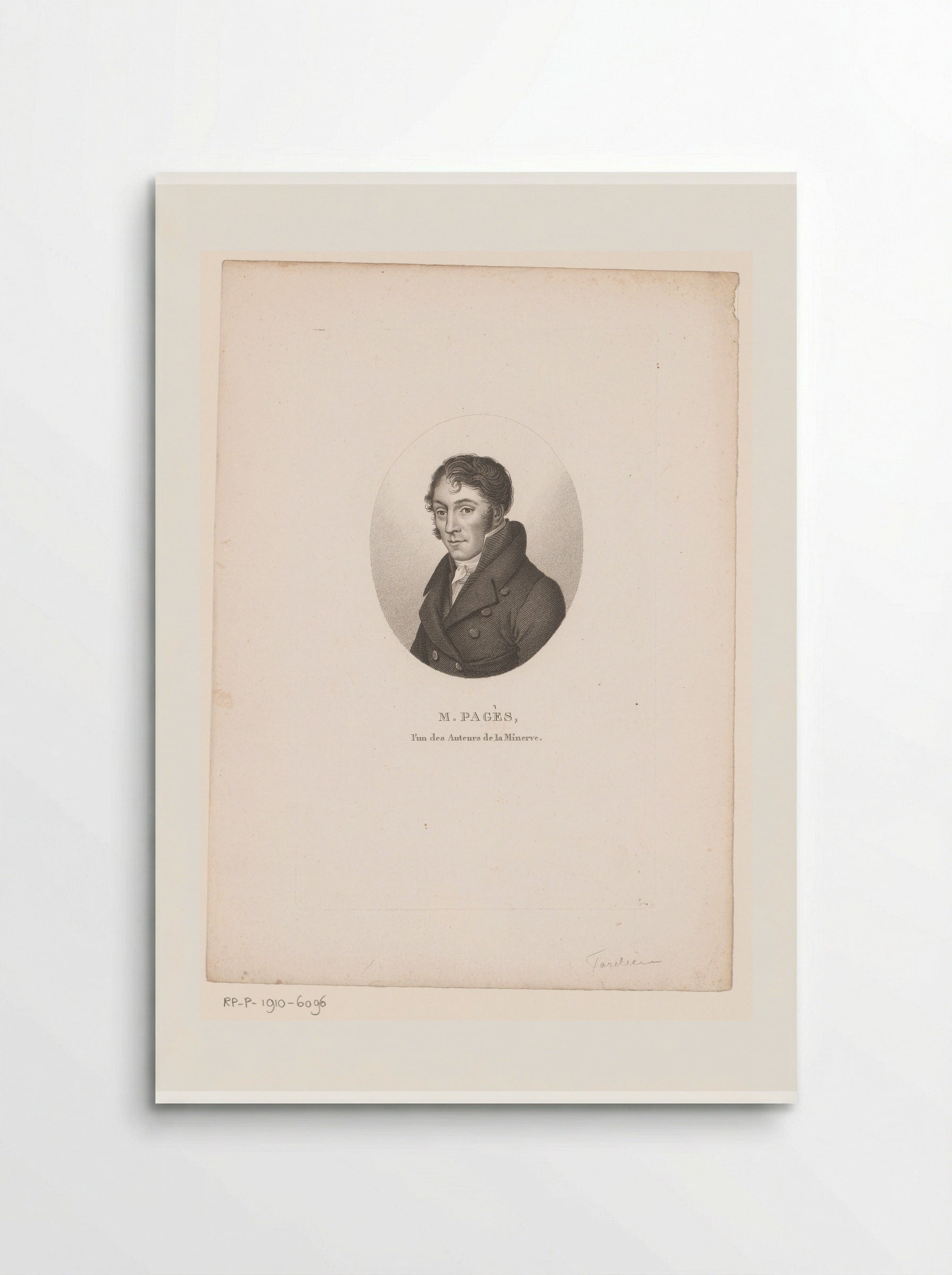 Portret van Étienne Garnier-Pagès - Ambroise Tardieu - Poster