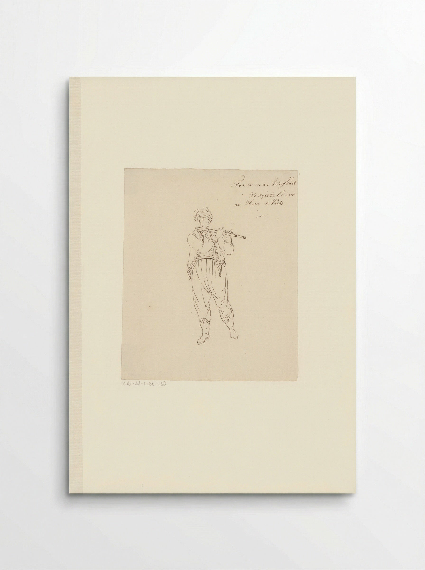 Portret van toneelspeler Jan Neyts als Tamin - Johannes Jelgerhuis - Poster