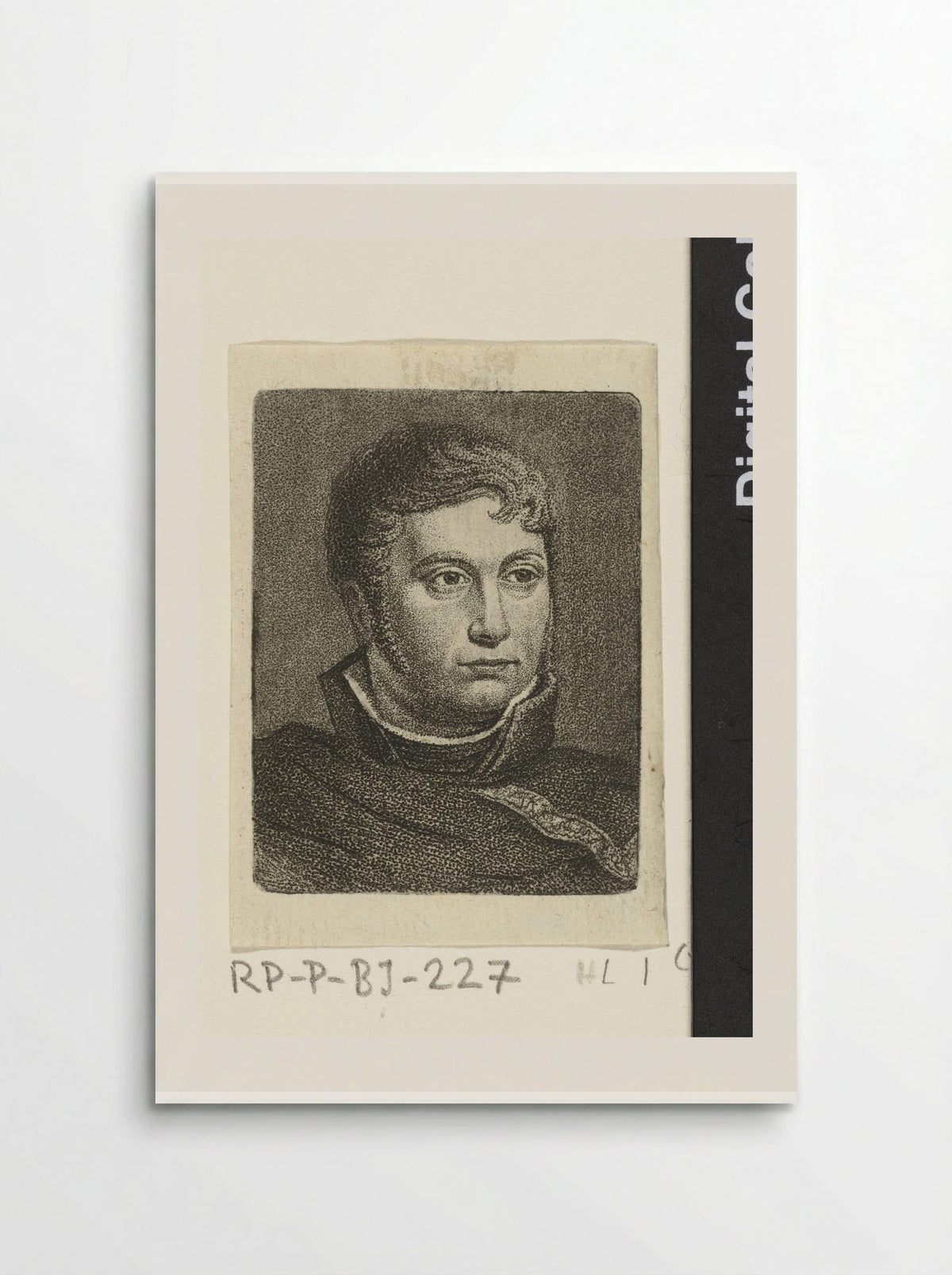 Portretbuste van Ernst Willem Jan Bagelaar - Ernst Willem Jan Bagelaar - Poster