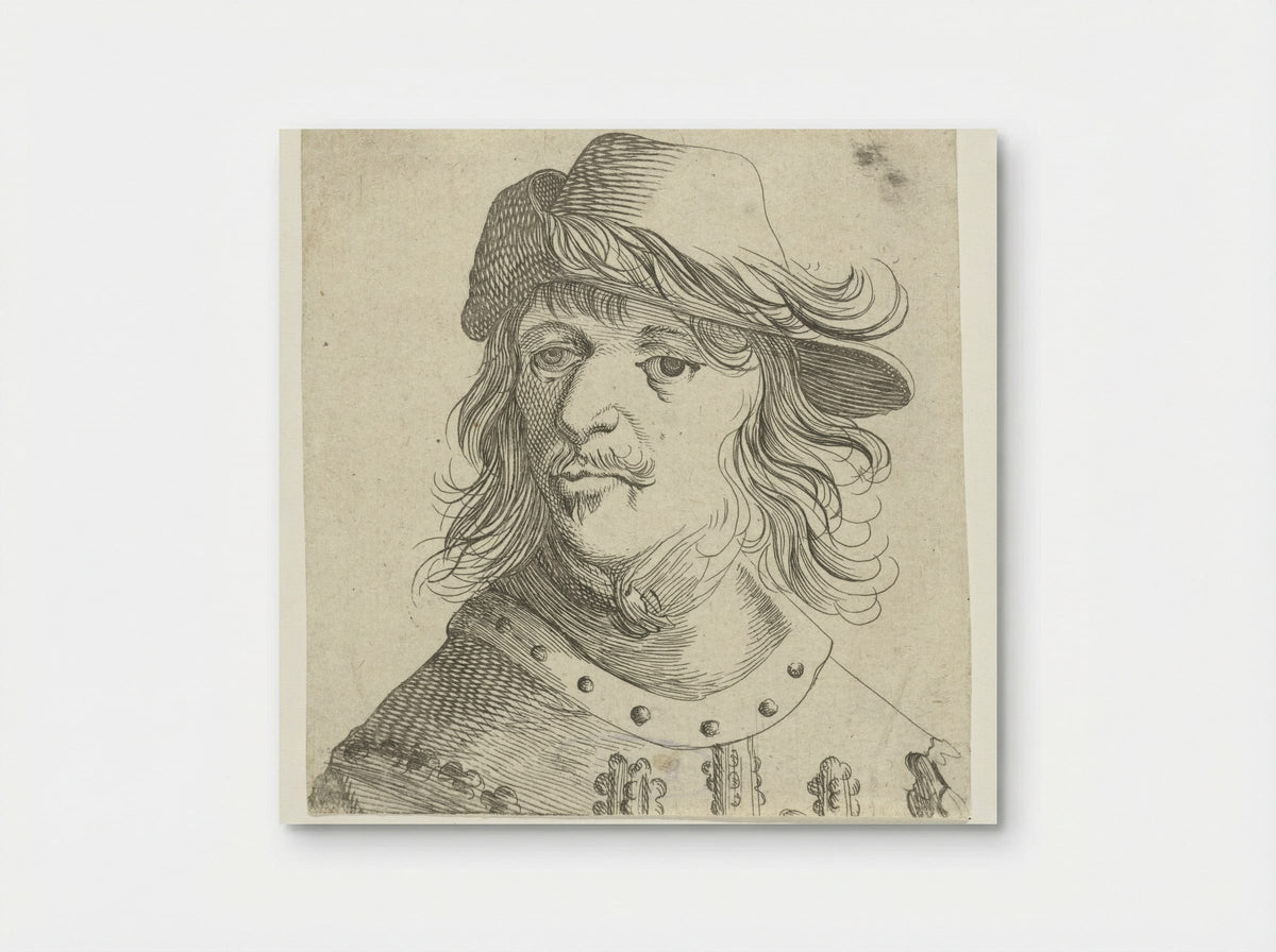 Portretbuste van een man - Pieter Jansz Quast - Poster