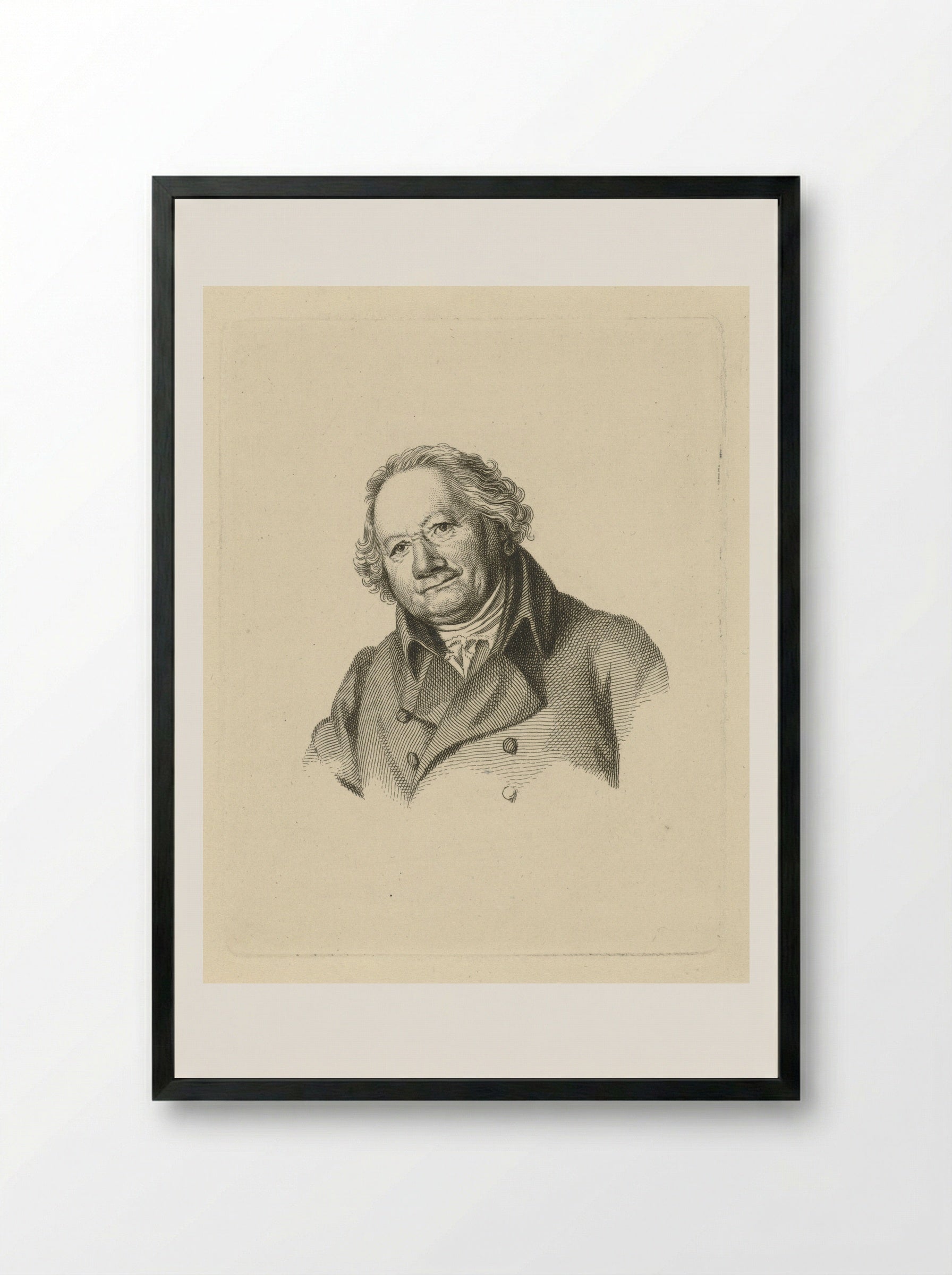 Portretten van Christiaan Welmeer - Jacob Ernst Marcus - Framed Print Black