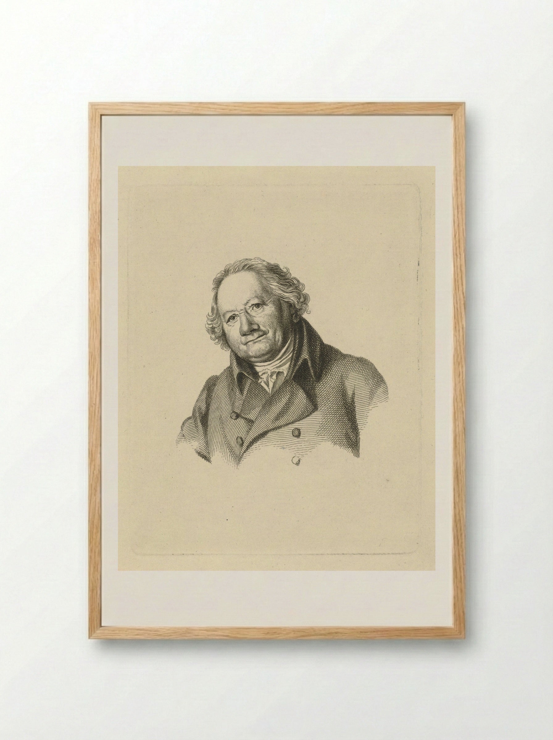 Portretten van Christiaan Welmeer - Jacob Ernst Marcus - Framed Print Wood