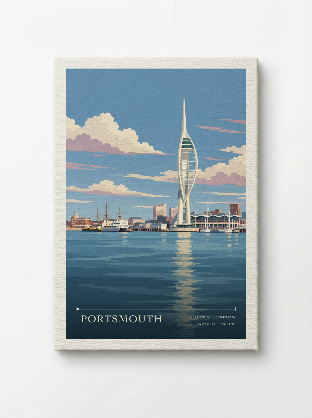 Portsmouth, Hampshire | Travel Poster - Canvas
