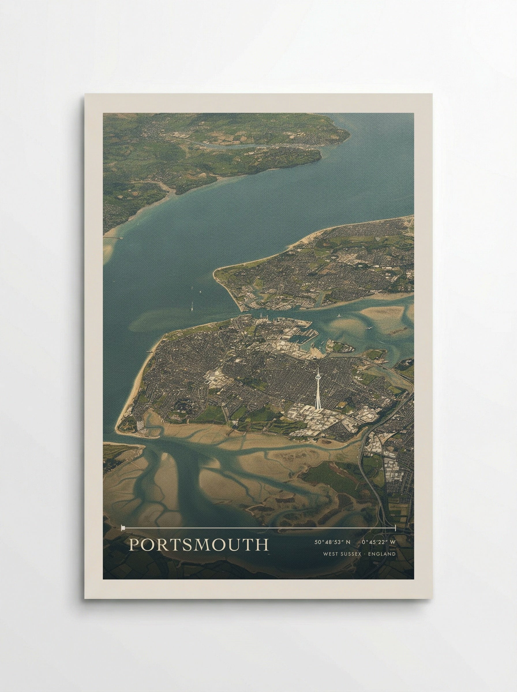 Portsmouth West Sussex England Travel Poster - Poster