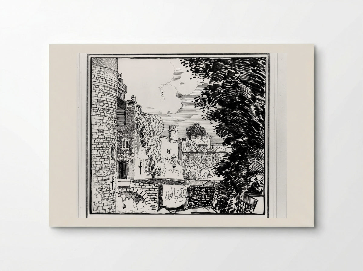 Postern Gateway - Joseph Pennell - Poster
